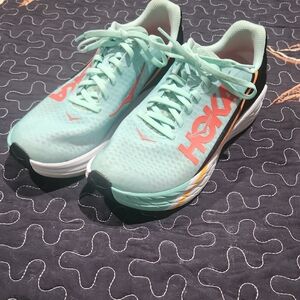 Hoka Women's Aqua and Black Athletic Shoes